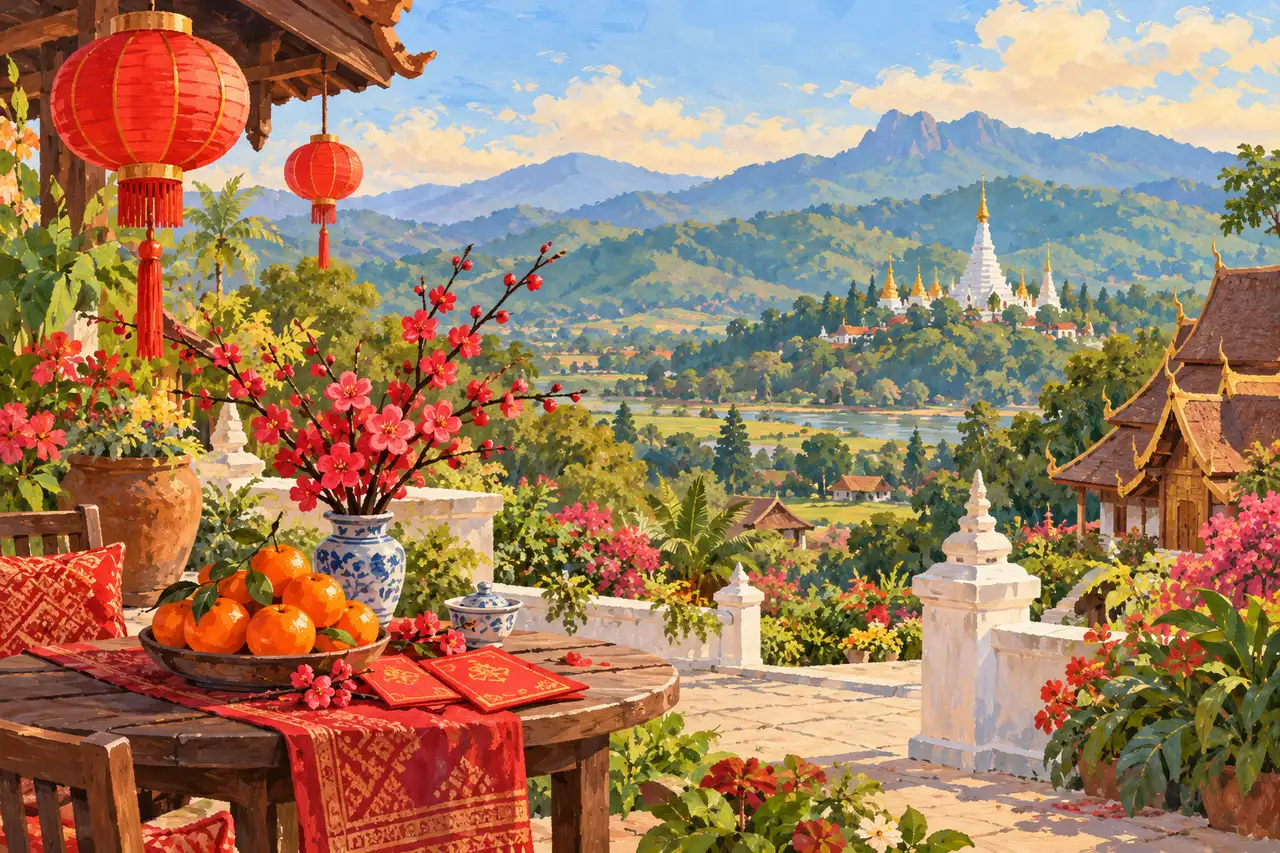 Chinese New Year in Chiang Rai: tea country, community traditions and food, Tripnatic destination guide