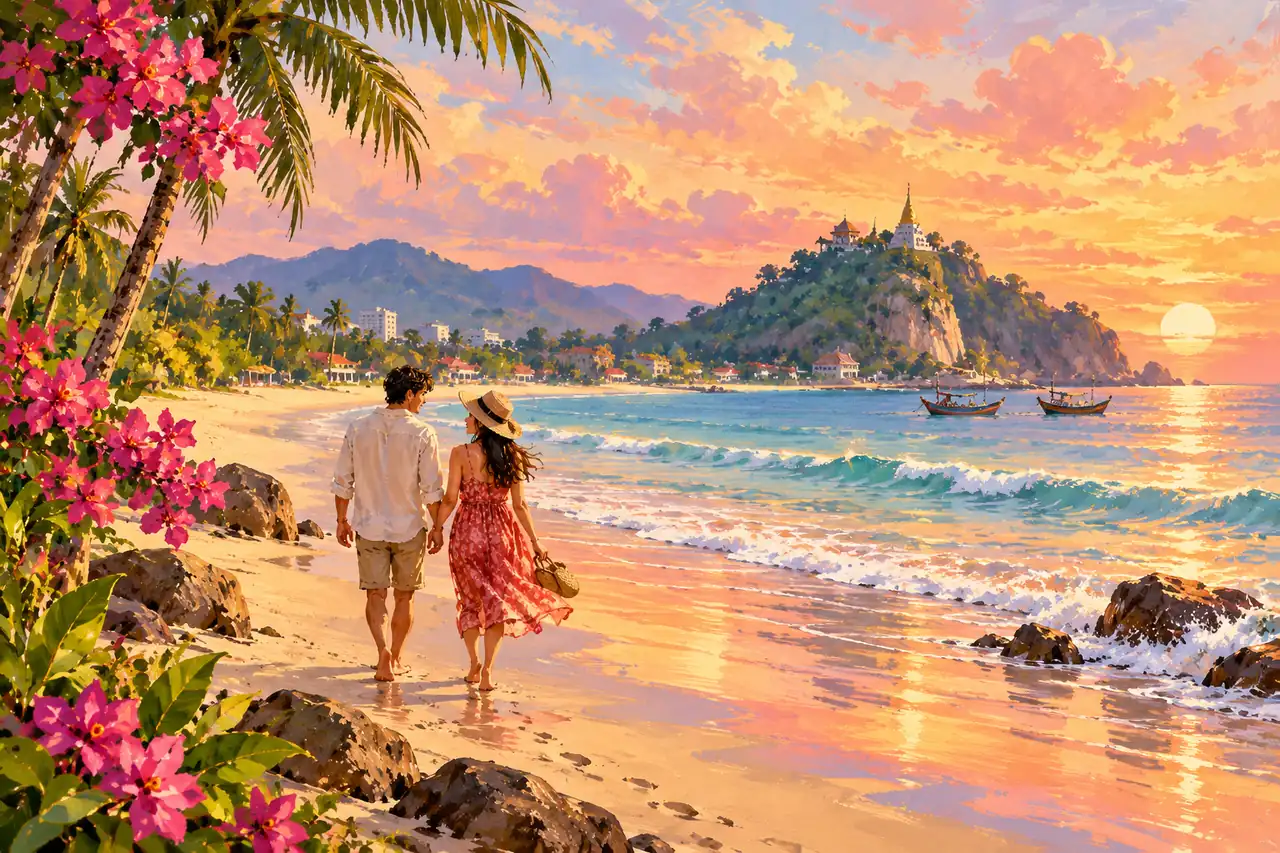 Día de San Valentín en Hua Hin: mañanas de playa, comidas reflexivas y una cita más lenta, guía del destino de Tripnatic