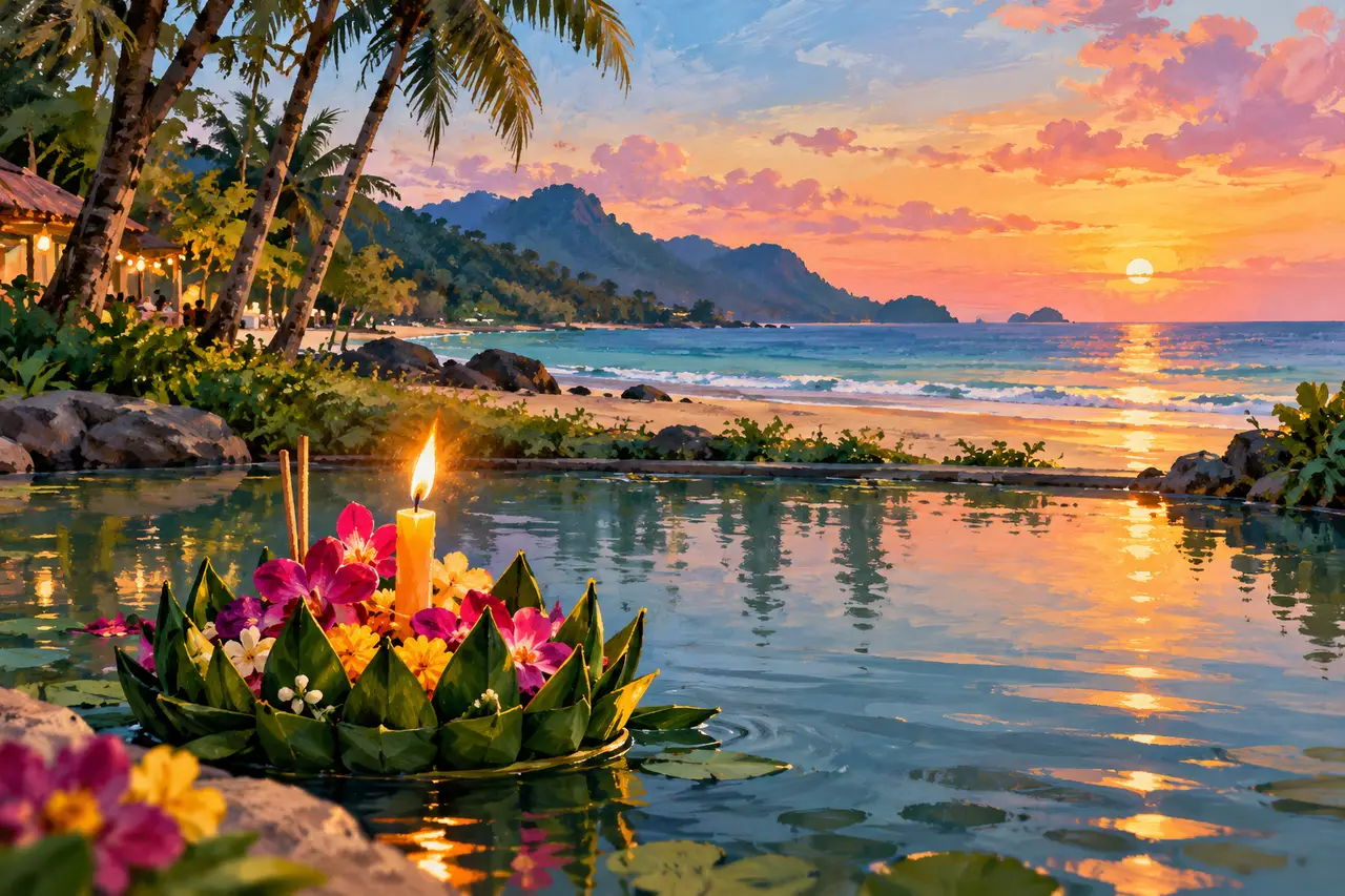 Loy Krathong in Khao Lak: echte Festivalgeschichte und ein respektvoller Küstenabend, Tripnatic-Reisezielguide