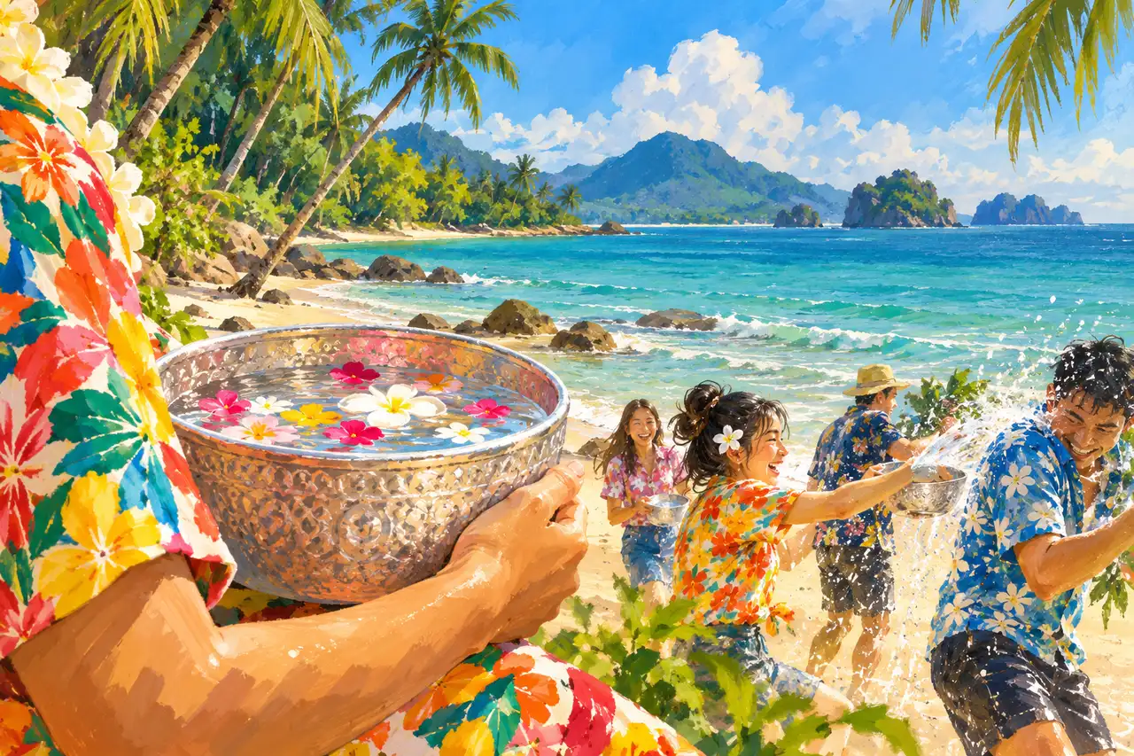 Songkran in Khao Lak: Khuk Khak celebrations, Takua Pa culture and a family day, Tripnatic destination guide