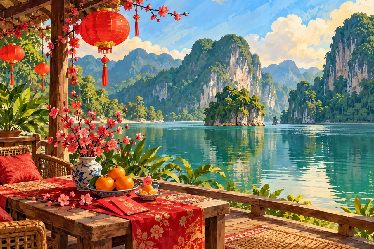Chinesisches Neujahr in Khao Sok: Waldaufenthalte, echte lokale Mahlzeiten und eine nützliche Urlaubsroute, Tripnatic-Reisezielguide