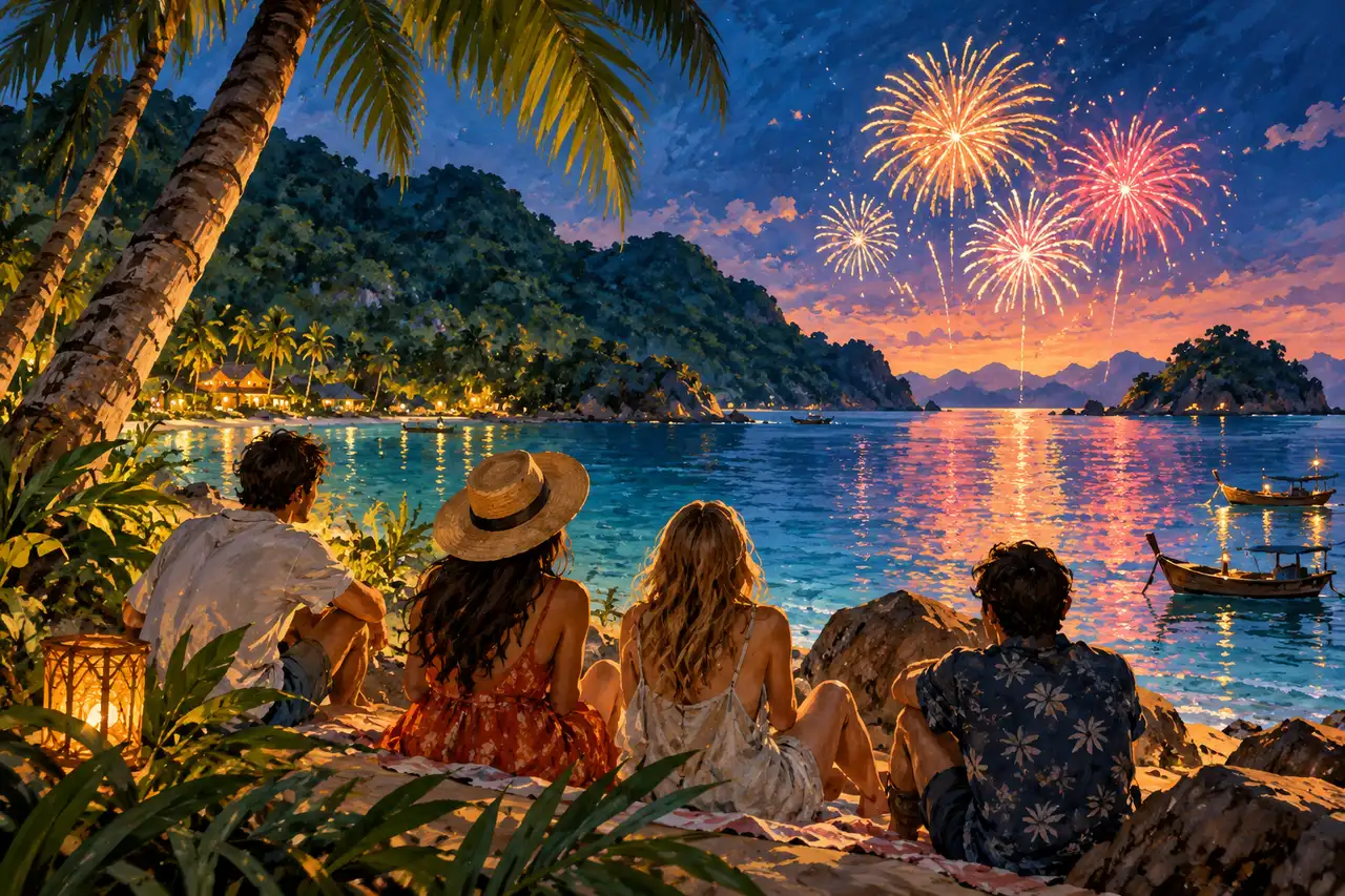 New Year in Koh Chang: choose a west-coast countdown and a better first day, Tripnatic destination guide