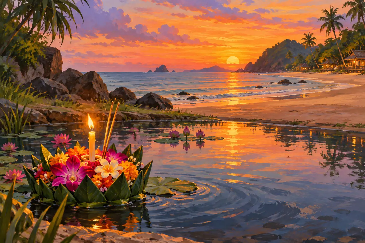 Loy Krathong en Koh Lanta: encontrar una celebración local y proteger el mar, guía del destino de Tripnatic