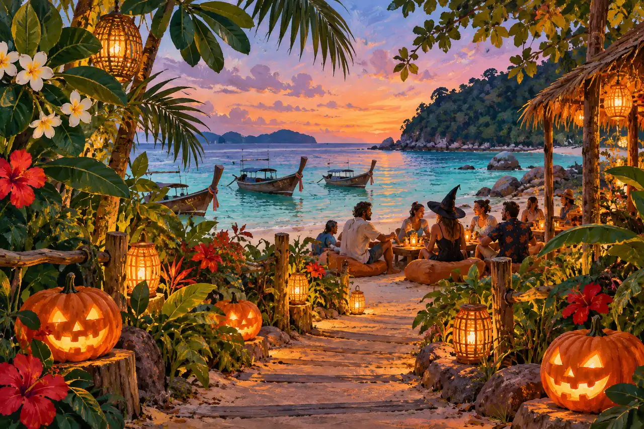 Halloween in Koh Lipe: real beach-bar leads and an honest October itinerary, Tripnatic destination guide