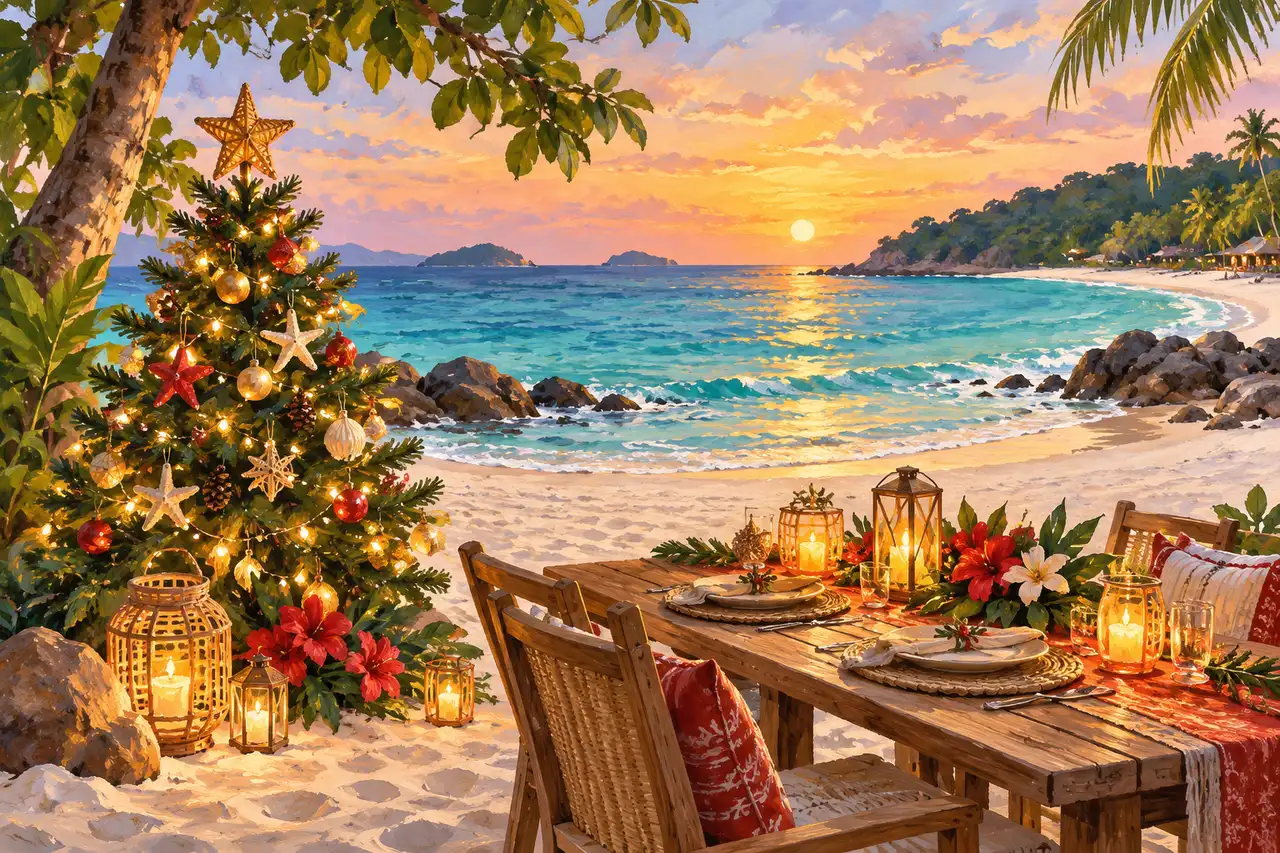Christmas on Koh Samet: real beach-dinner options and an unhurried island plan, Tripnatic destination guide