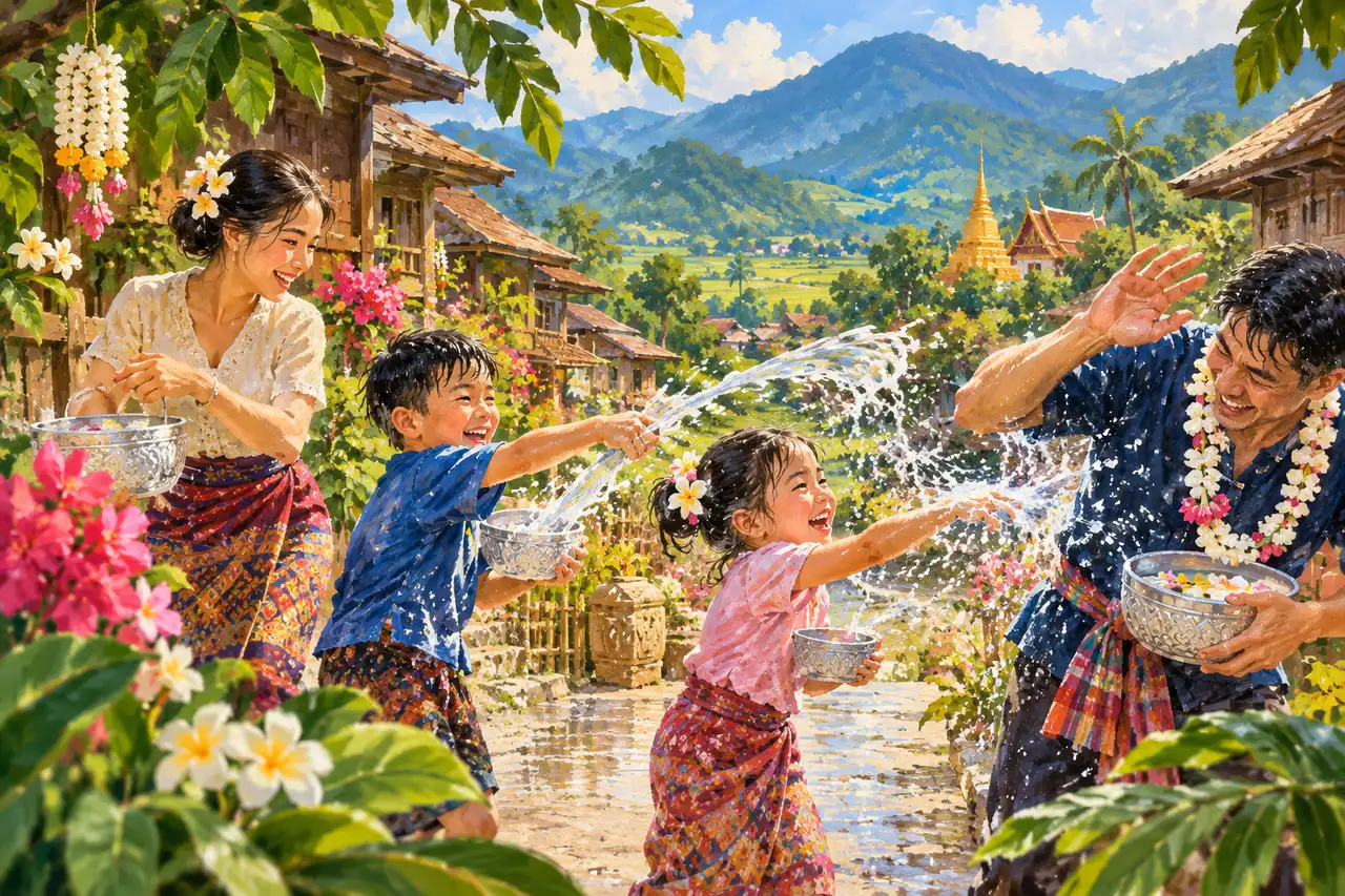 Songkran in Nan: Pi Mai Muang traditions, temple visits and a practical town route, Tripnatic destination guide