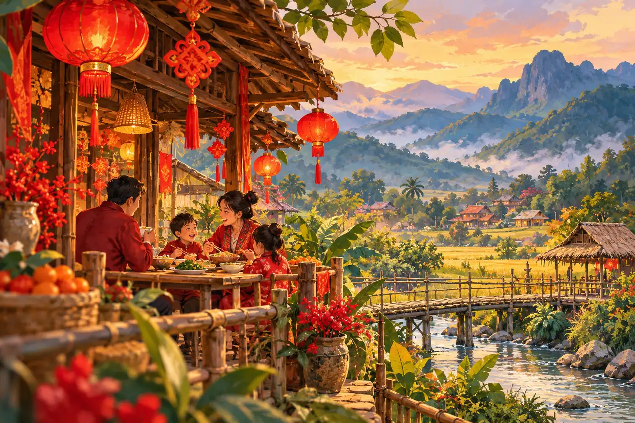 Chinese New Year in Pai: Santichon tea, Yunnan food and a respectful visit, Tripnatic destination guide