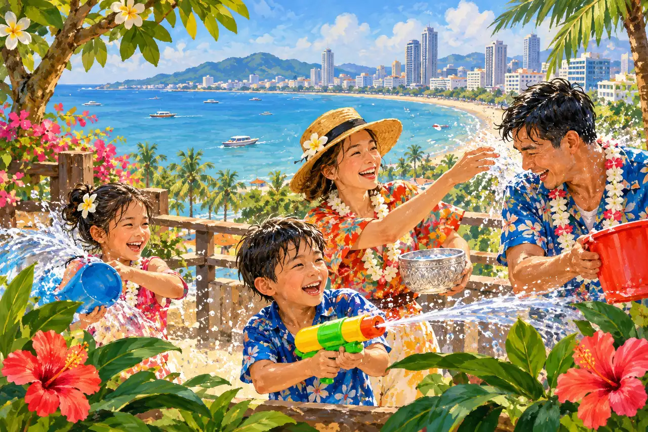 Songkran in Pattaya: Wan Lai, water-play areas and a practical escape plan, Tripnatic destination guide