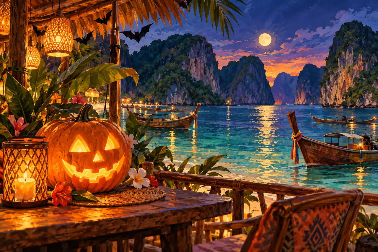 Halloween in the Phi Phi Islands: real nightlife options and an October backup plan, Tripnatic destination guide