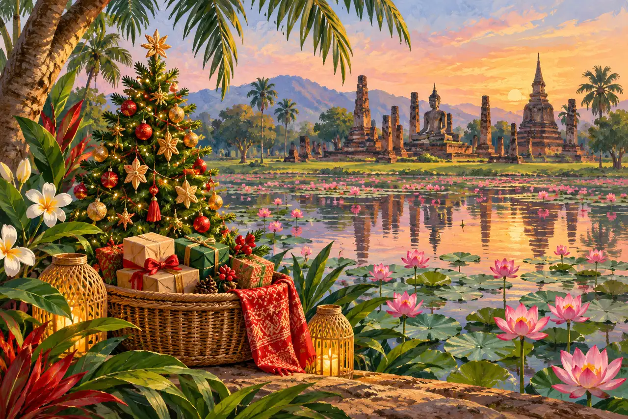 Christmas in Sukhothai: ancient-city cycling, real local food and a calm three-day holiday, Tripnatic destination guide