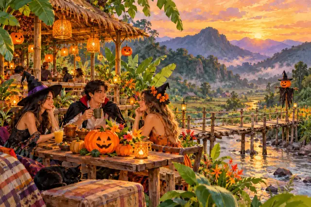 Halloween in Pai: a real town evening and an October valley plan, travel inspiration