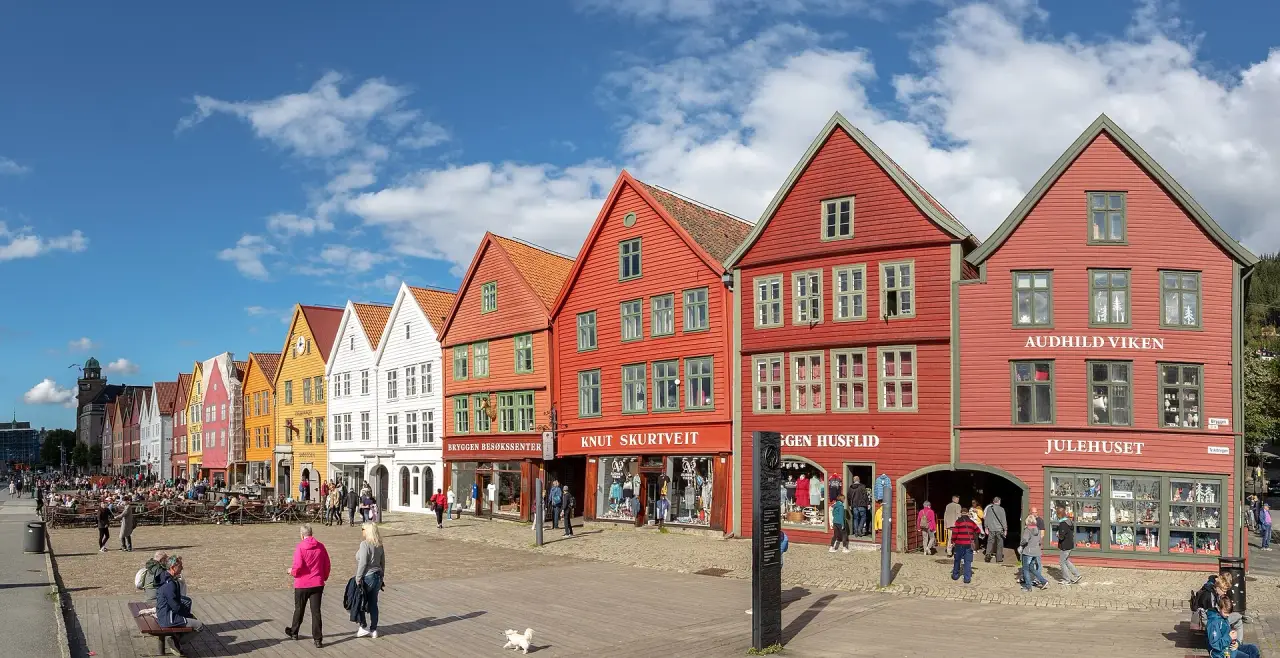 Bryggen in daylight