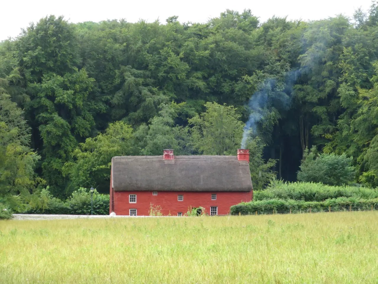 Kennixton farmhouse at St Fagans National Museum of History near Cardiff.
