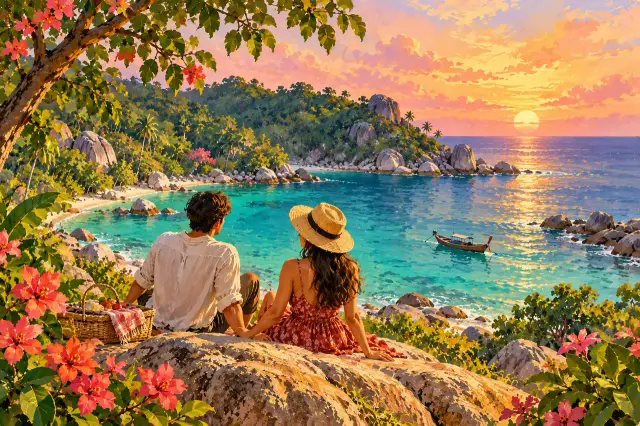 Valentine's Day in Koh Tao: reef time, quiet bays and thoughtful dinner choices, travel inspiration
