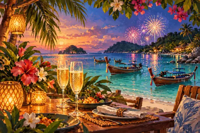 New Year in Koh Lipe: countdown areas, dinner bookings and a gentle 1 January, travel inspiration
