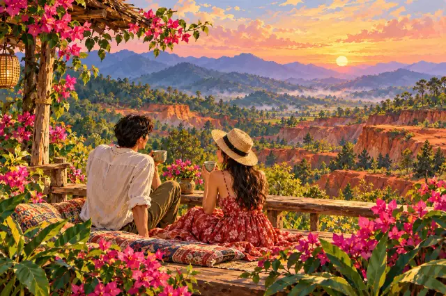 Valentine's Day in Pai: tea, valley views and a date worth slowing down for, travel inspiration