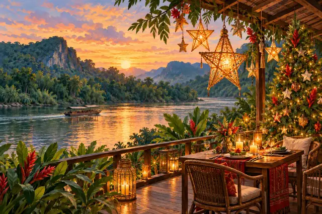 Christmas in Kanchanaburi: riverside meals, Erawan and a meaningful three-day break, travel inspiration