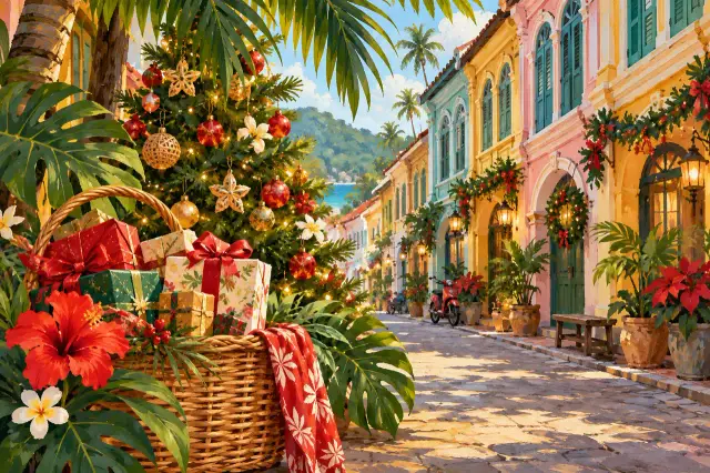 Christmas in Phuket: real festive meals, Old Town food and beach days, travel inspiration