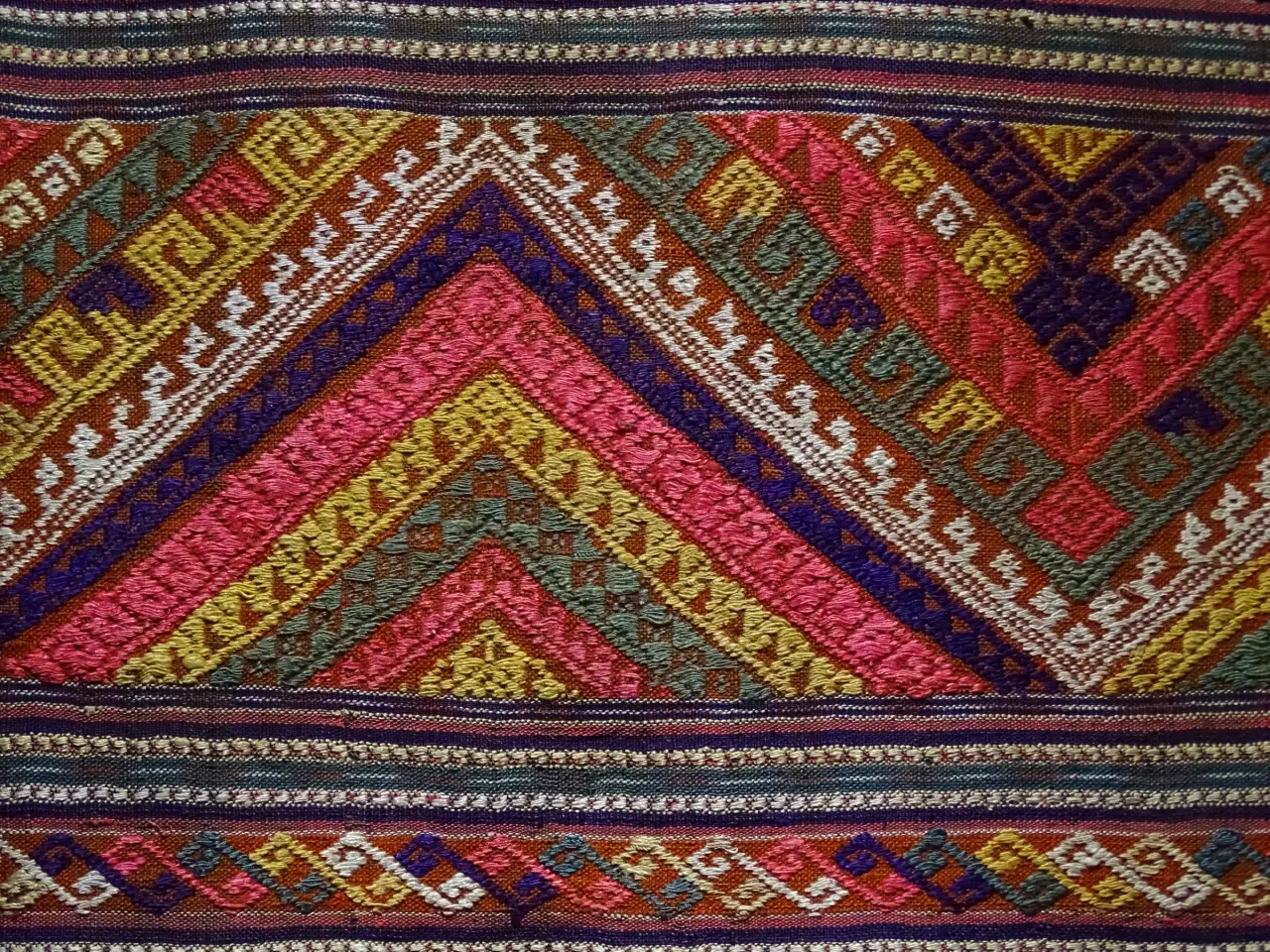 A weaving detail at the Lanna Folklife Museum in Chiang Mai.