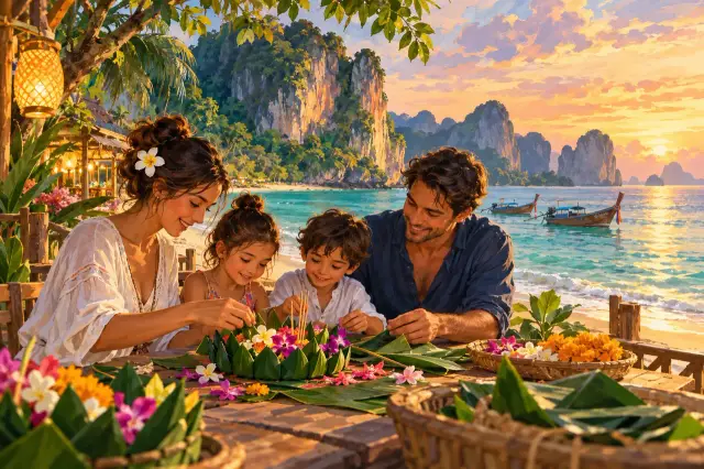 Loy Krathong in Krabi: Thara Park, Ao Nang and a respectful festival evening, travel inspiration