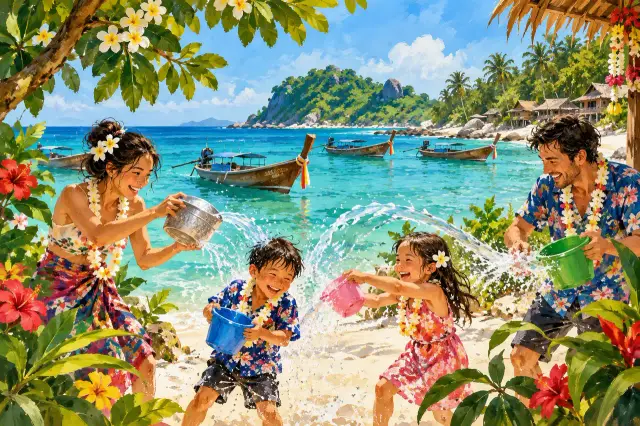 Songkran in Koh Lipe: respectful water celebrations, hot-weather plans and reef time, travel inspiration