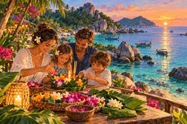 Loy Krathong in Koh Tao: Mae Haad community celebrations and responsible participation, travel inspiration