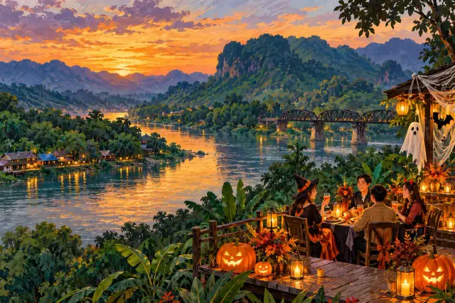 Halloween in Kanchanaburi: riverside evenings, real food stops and respectful history, travel inspiration