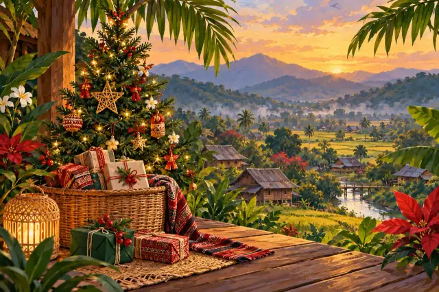 Christmas in Nan: murals, northern food and a quiet winter holiday, travel inspiration