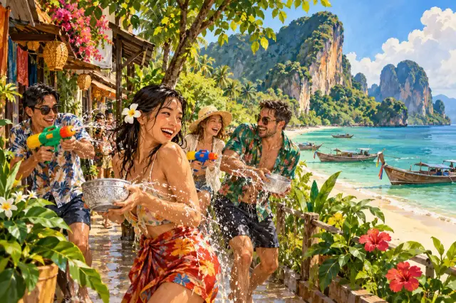 Songkran in Krabi: Ao Nang water play and a deeper Thai New Year visit, travel inspiration