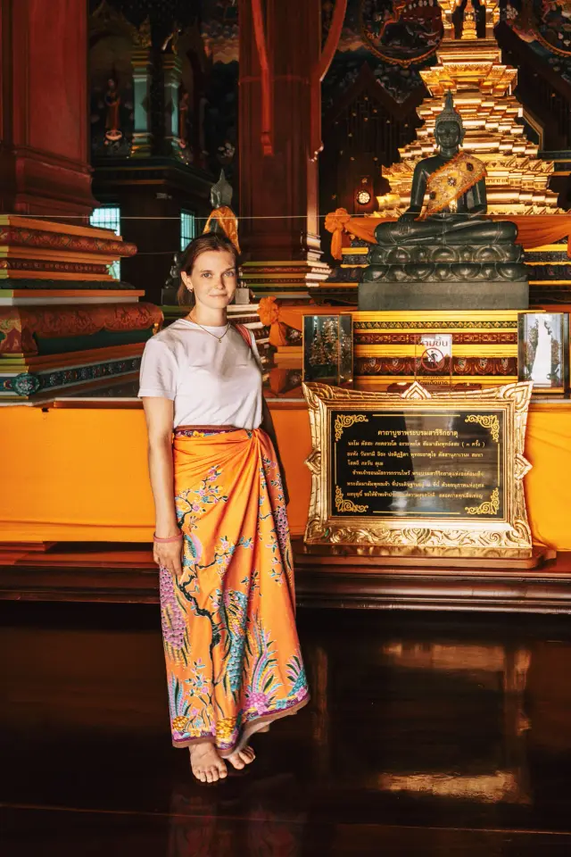 Prepare borrowed clothing for temple visits and keep returns clear