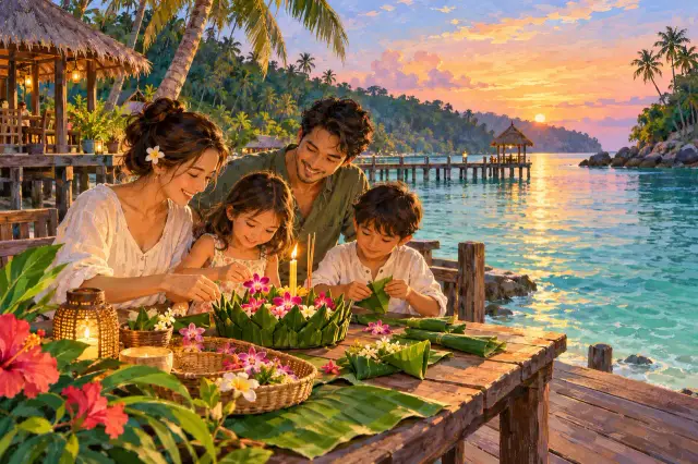 Loy Krathong in Koh Kood: a confirmed resort evening and thoughtful island participation, travel inspiration