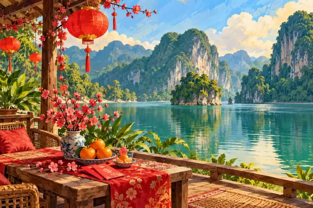 Chinese New Year in Khao Sok: forest stays, real local meals and a useful holiday route, travel inspiration