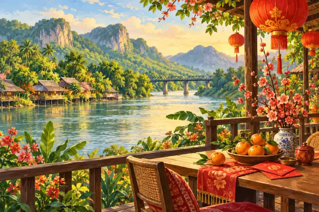 Chinese New Year in Kanchanaburi: Pak Phraek heritage, shared meals and a realistic itinerary, travel inspiration
