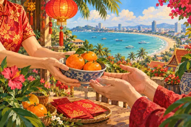 Chinese New Year in Pattaya: Naklua, local food and a useful cultural route, travel inspiration
