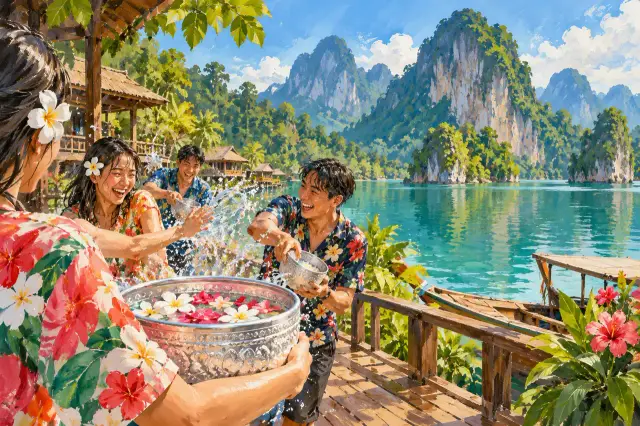 Songkran in Khao Sok: Thai New Year, local meals and responsible river adventures, travel inspiration