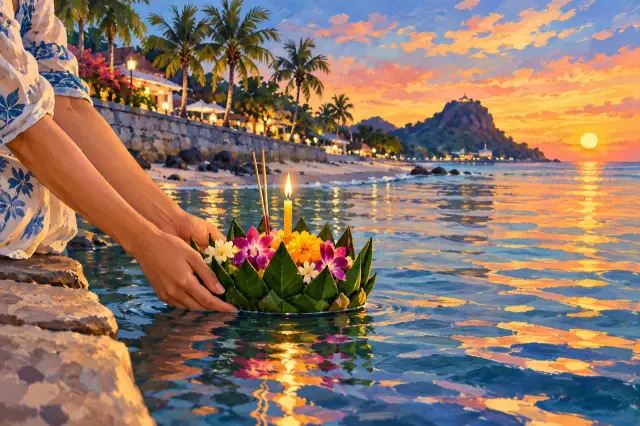 Loy Krathong in Hua Hin: where to look, how to participate and a coastal route, travel inspiration