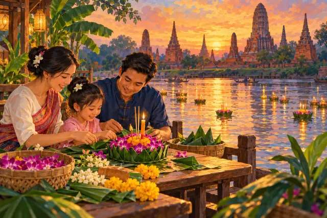 Loy Krathong in Ayutthaya: Wat Phra Ram, heritage routes and a meaningful evening, travel inspiration