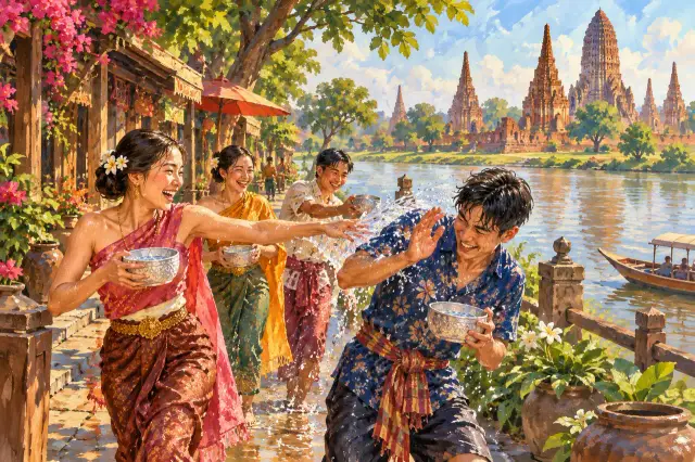Songkran in Ayutthaya: temple traditions, local food and a respectful holiday route, travel inspiration