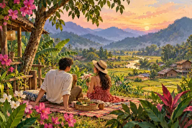 Valentine's Day in Nan: the whispering mural, local food and a slower date, travel inspiration