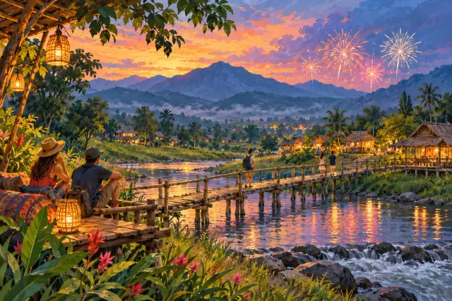 New Year in Pai: a walkable evening and a quiet valley morning, travel inspiration